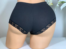 Load image into Gallery viewer, Lace Trim Cotton Boyshorts
