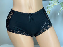 Load image into Gallery viewer, Lace Trim Cotton Boyshorts
